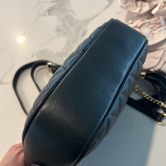 Lola Mae black quilted crossbody / shoulder bag - Picture 7 of 11